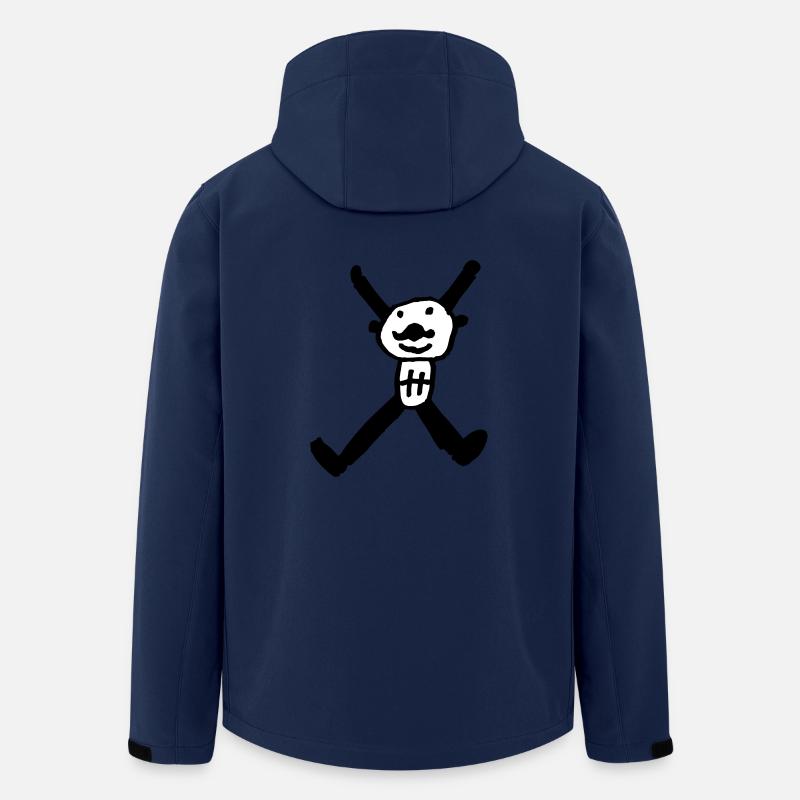x2 - Recycelte Männer Softshell-Jacke von Stanley/Stella - Navy