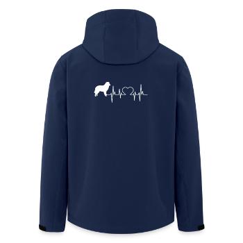 Maremma Abruzzo Sheepdog Gift Shirt - Men’s Recycled Softshell Jacket by Stanley/Stella - navy - Back - AI Model Male 185 light (185cm)