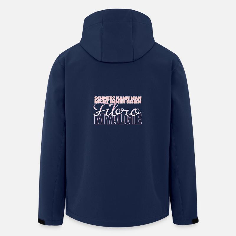 Fibromyalgie - Recycelte Männer Softshell-Jacke von Stanley/Stella - Navy