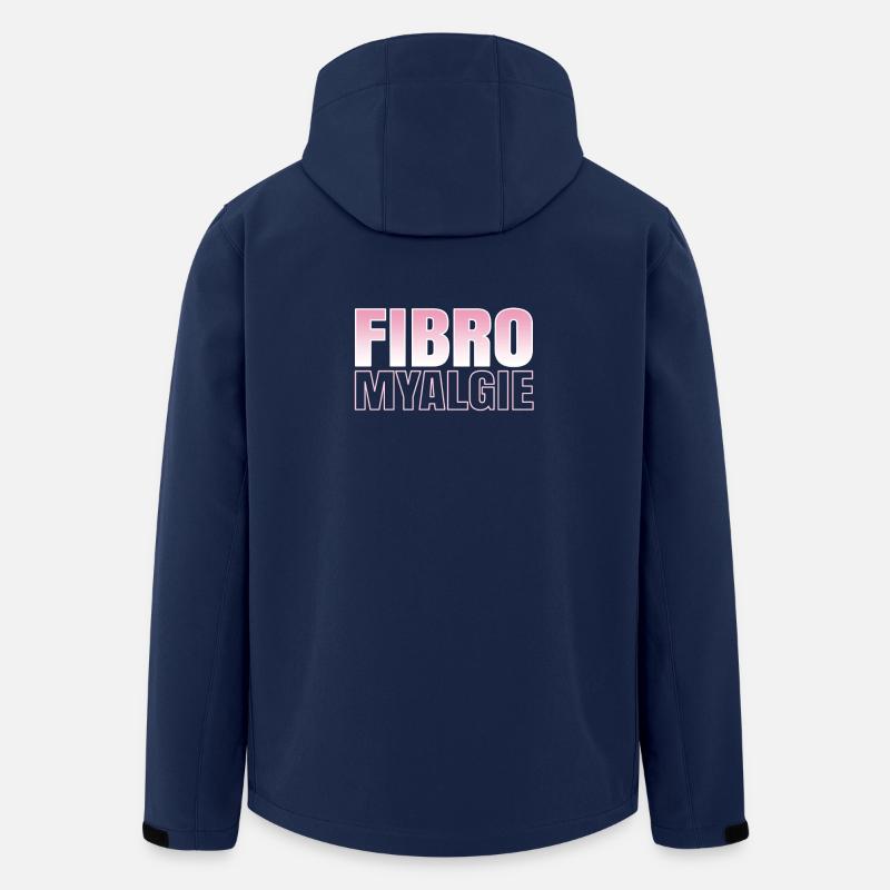 Fibromyalgia. - Men’s Recycled Softshell Jacket by Stanley/Stella - navy