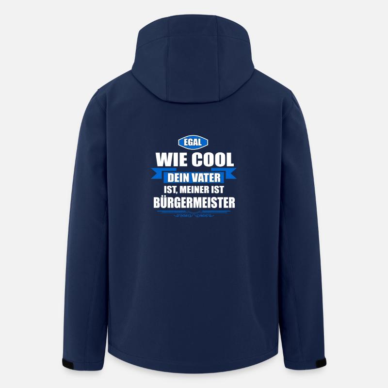 BÜRGERMEISTER - Geschenk - Recycelte Männer Softshell-Jacke von Stanley/Stella - Navy