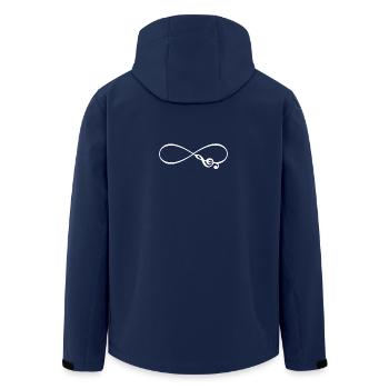 musique - Veste softshell homme en polyester recyclé Stanley/Stella - marine - Dos - AI Model Male 185 light (185cm)