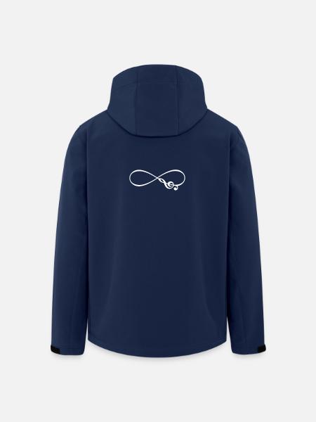 Music - Men’s Recycled Softshell Jacket by Stanley/Stella - navy