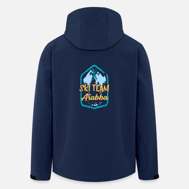 SkiTeam Arabba Ski Team Gift - Men’s Recycled Softshell Jacket by Stanley/Stella - navy