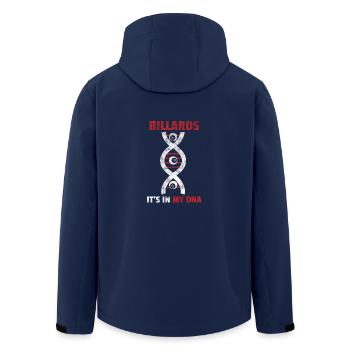 Billards its in my DNA Geschenk Billardspieler - Recycelte Männer Softshell-Jacke von Stanley/Stella - Navy - Hinten - AI Model Male 185 light (185cm)
