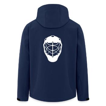 Hockey Hockey cadeau Masque Jeux de hockey - Veste softshell homme en polyester recyclé Stanley/Stella - marine - Dos - AI Model Male 185 light (185cm)