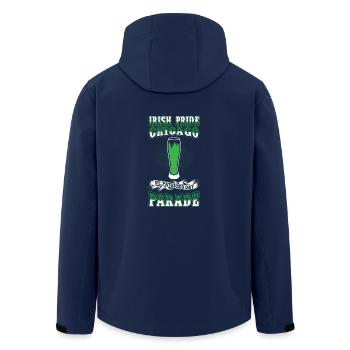 La fierté irlandaise Chicago St Patricks Day Parade Beer - Veste softshell homme en polyester recyclé Stanley/Stella - marine - Dos - AI Model Male 185 light (185cm)