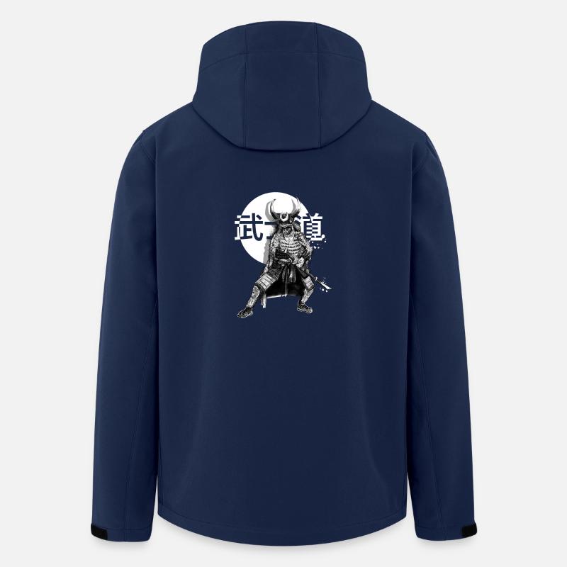 Samurai Bushido - Recycelte Männer Softshell-Jacke von Stanley/Stella - Navy