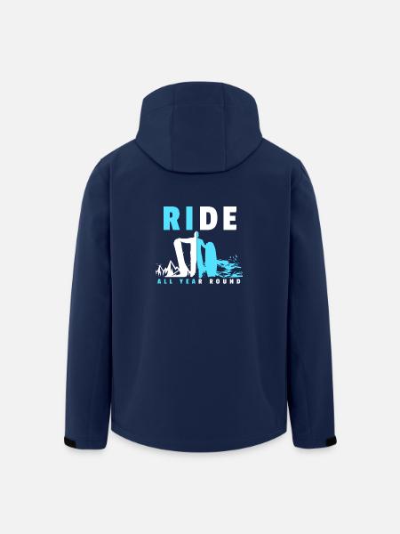 Wakeboarder Snowboarder Snowboard Surfer Geschenk - Recycelte Männer Softshell-Jacke von Stanley/Stella - Navy
