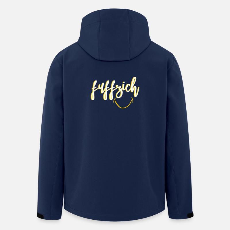 TRAGS MIT STOLZ Fuffzich 50 - Recycelte Männer Softshell-Jacke von Stanley/Stella - Navy