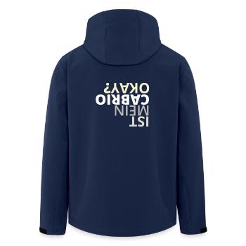 Cabrio Geschenk für Cabriolet Freunde - Recycelte Männer Softshell-Jacke von Stanley/Stella - Navy - Hinten - AI Model Male 185 light (185cm)