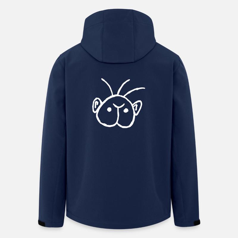 Ass with ears - Men’s Recycled Softshell Jacket by Stanley/Stella - navy