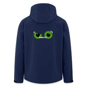 Ruhr pot yeux verts - Veste softshell homme en polyester recyclé Stanley/Stella - marine - Dos - AI Model Male 185 light (185cm)