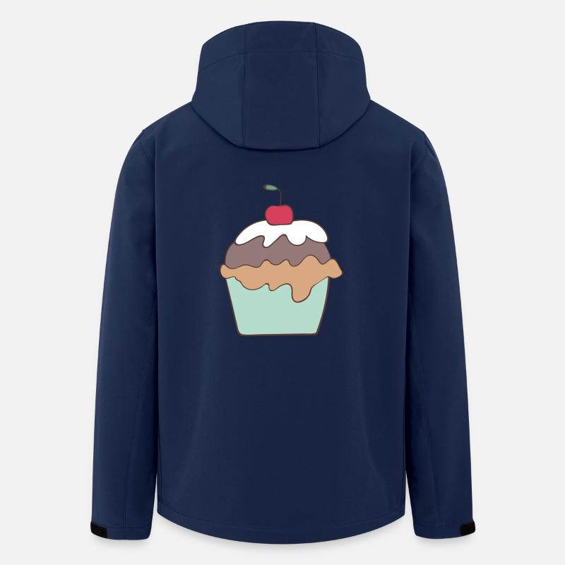 Cupcake - Recycelte Männer Softshell-Jacke von Stanley/Stella - Navy