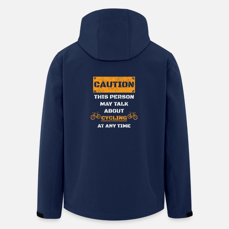 ATTENTION ATTENTION PARLER HOBBY Cyclisme - Veste softshell homme en polyester recyclé Stanley/Stella - marine