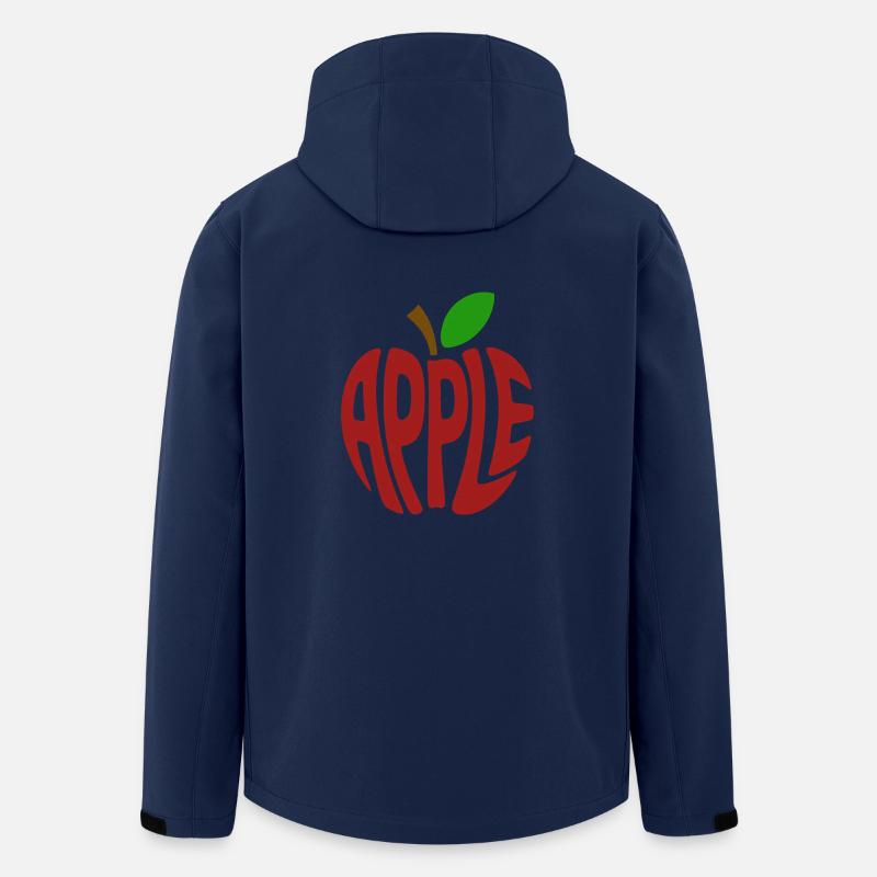 Apple - Cool Fruit Logo - Men’s Recycled Softshell Jacket by Stanley/Stella - navy