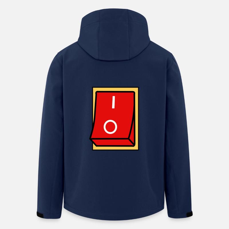 ON - OFF SWITCH - Men’s Recycled Softshell Jacket by Stanley/Stella - navy