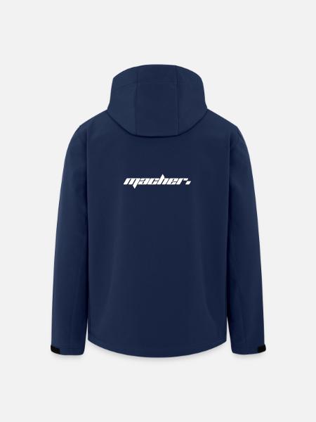 Macher - Recycelte Männer Softshell-Jacke von Stanley/Stella - Navy