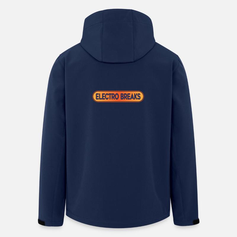 Breaks, Breakbeat, Électro - Veste softshell homme en polyester recyclé Stanley/Stella - marine