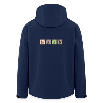 Résiste en éléments périodiques - Veste softshell homme en polyester recyclé Stanley/Stella - marine - Dos - AI Model Male 185 light (185cm)