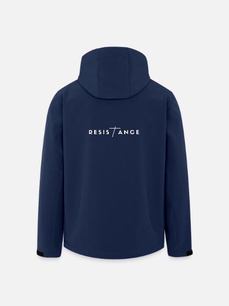 Widerstand - Recycelte Männer Softshell-Jacke von Stanley/Stella - Navy