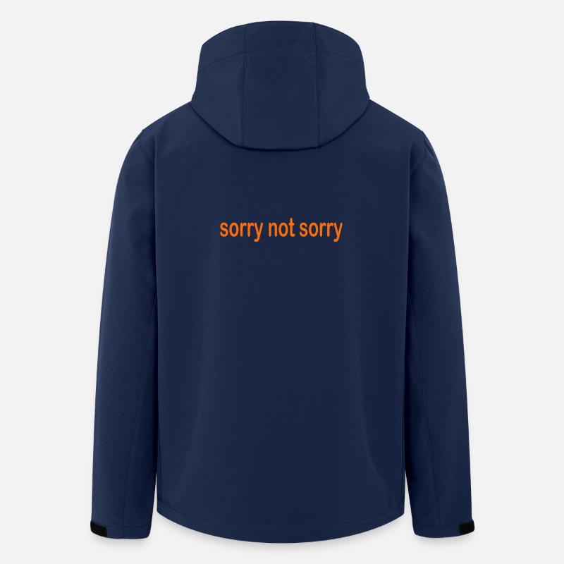 sorry not sorry - Recycelte Männer Softshell-Jacke von Stanley/Stella - Navy