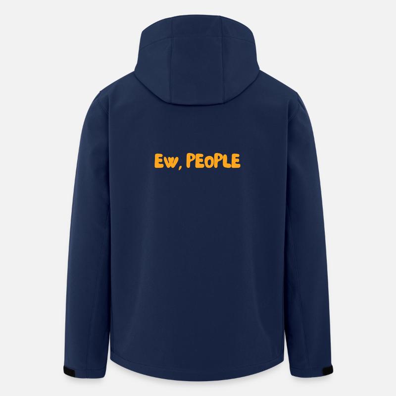 Igitt, Leute - Recycelte Männer Softshell-Jacke von Stanley/Stella - Navy