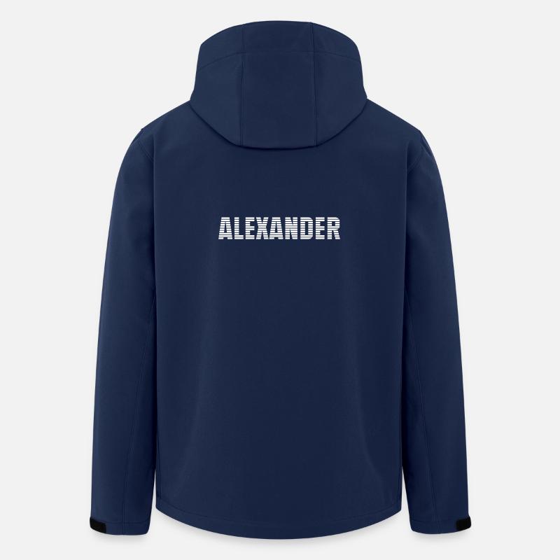 Nom Alexander - Veste softshell homme en polyester recyclé Stanley/Stella - marine