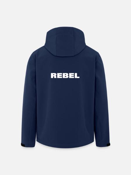 REBEL - Recycelte Männer Softshell-Jacke von Stanley/Stella - Navy