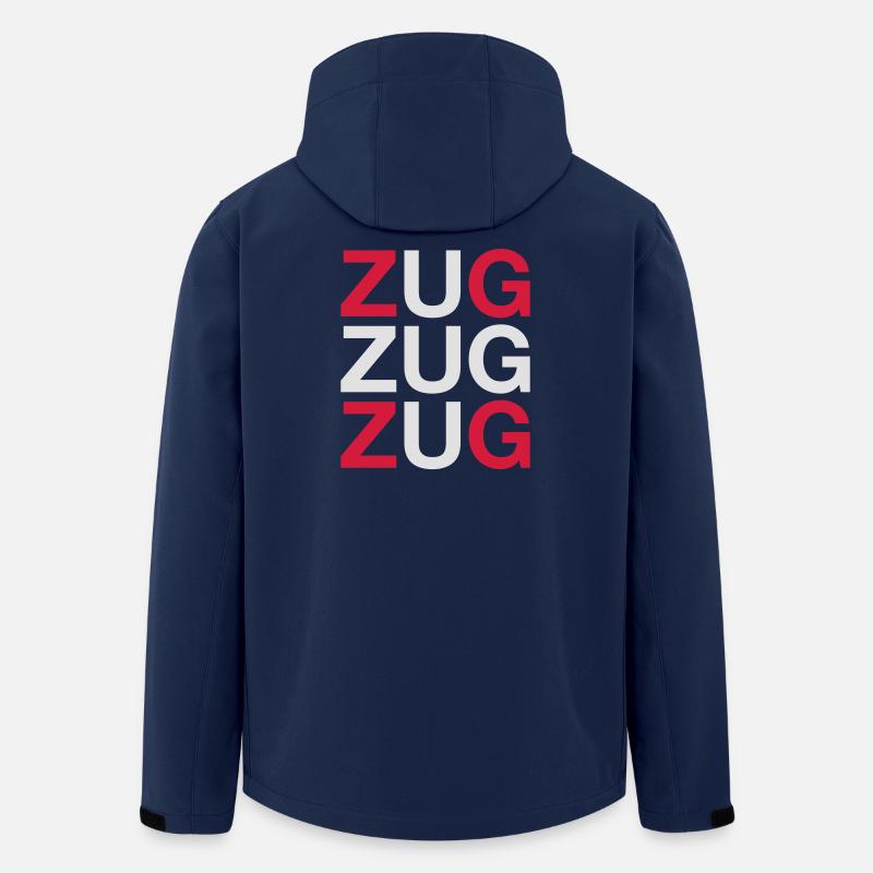 ZUG - Recycelte Männer Softshell-Jacke von Stanley/Stella - Navy