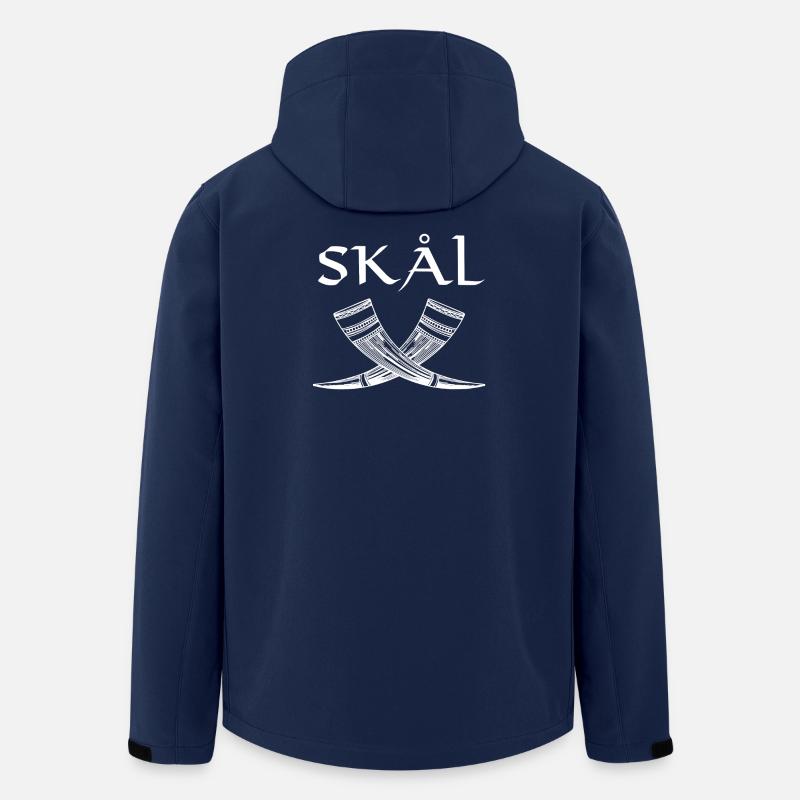 Skal drinking horn - Men’s Recycled Softshell Jacket by Stanley/Stella - navy
