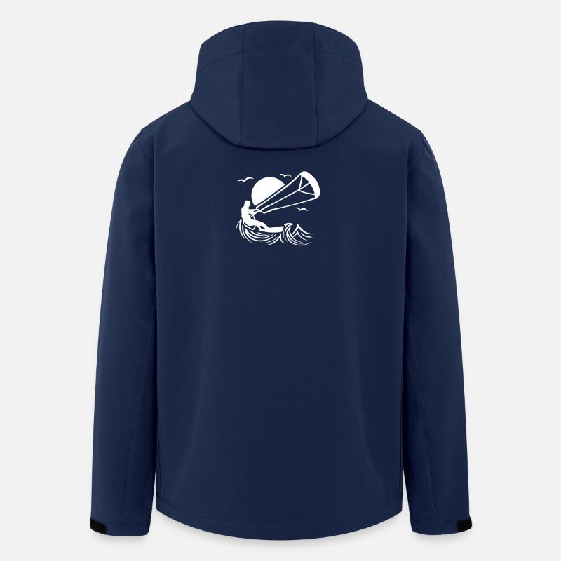 Kitesurfer gift idea - Men’s Recycled Softshell Jacket by Stanley/Stella - navy