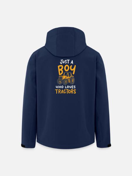 Traktoren Traktor Spruch - Recycelte Männer Softshell-Jacke von Stanley/Stella - Navy