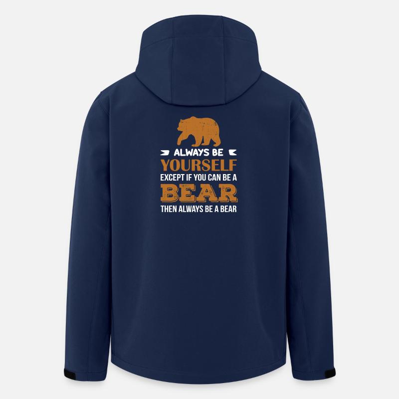 Be a Bear - Recycelte Männer Softshell-Jacke von Stanley/Stella - Navy