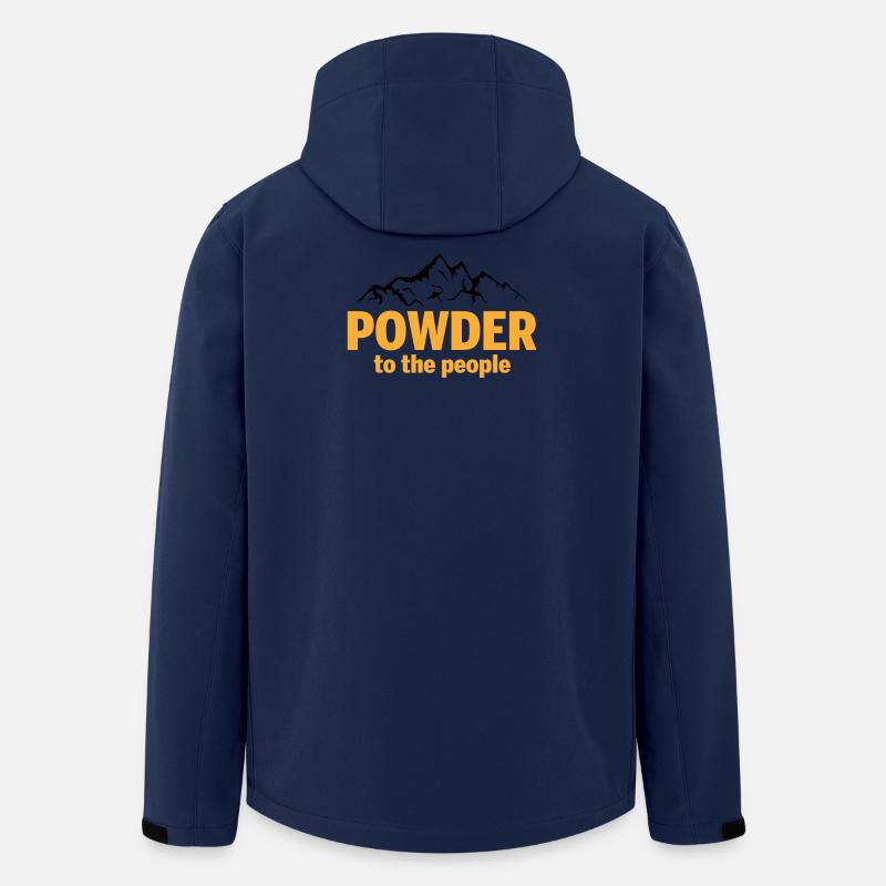 Poudre pour le peuple - Veste softshell homme en polyester recyclé Stanley/Stella - marine