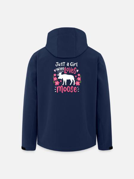 Elch Elen Elchliebhaber - Recycelte Männer Softshell-Jacke von Stanley/Stella - Navy