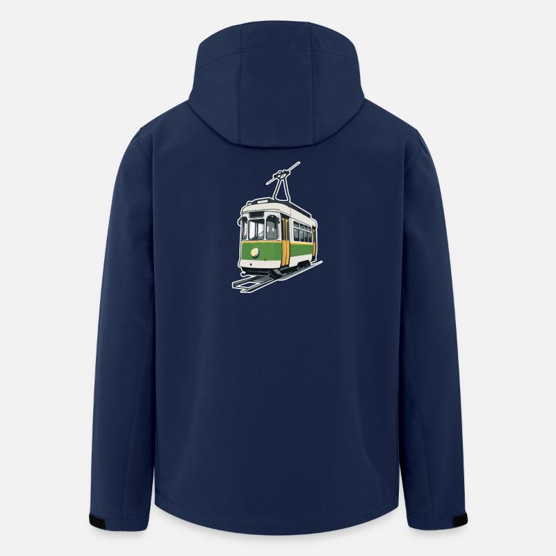 Tram Tram Train - Veste softshell homme en polyester recyclé Stanley/Stella - marine