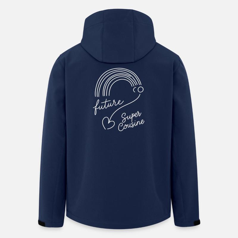 annonce grossesse future super cousine - Veste softshell homme en polyester recyclé Stanley/Stella - marine