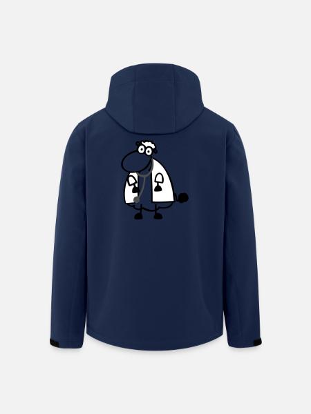 Doctor's Sheep - Men’s Recycled Softshell Jacket by Stanley/Stella - navy
