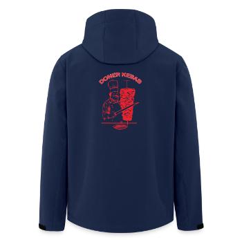Doner kebab - Veste softshell homme en polyester recyclé Stanley/Stella - marine - Dos - AI Model Male 185 light (185cm)