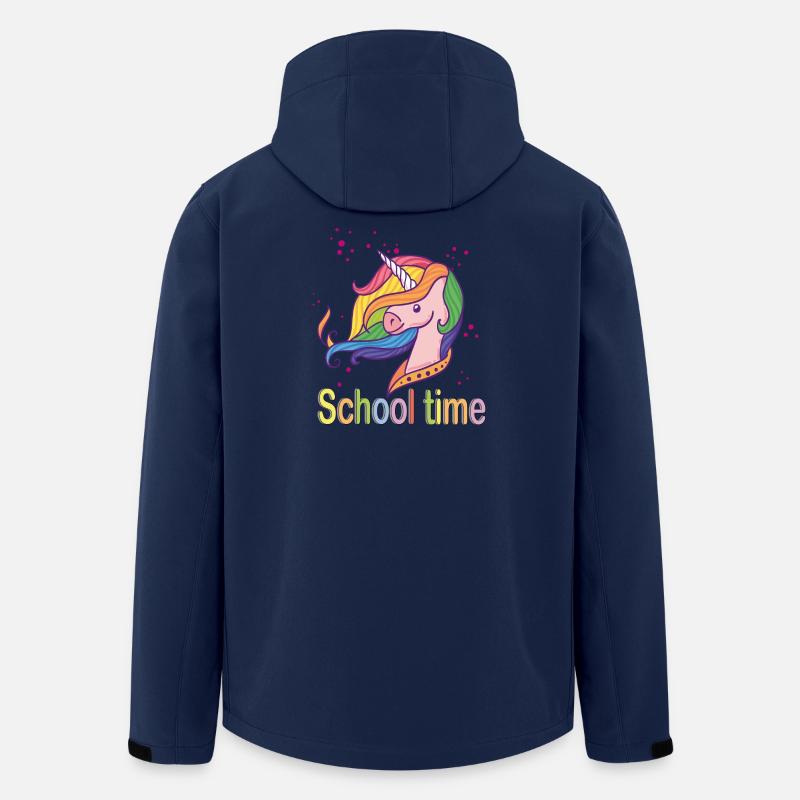 School Time, Einschulung - Recycelte Männer Softshell-Jacke von Stanley/Stella - Navy
