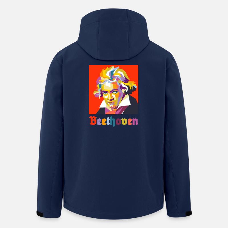 Beethoven 2 - Recycelte Männer Softshell-Jacke von Stanley/Stella - Navy