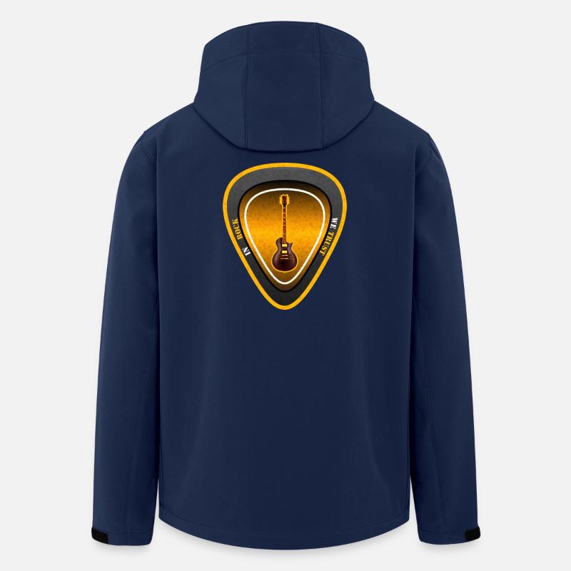 IN ROCK WE TRUST - Recycelte Männer Softshell-Jacke von Stanley/Stella - Navy