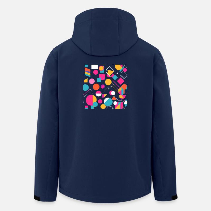 Couleurs vives - Veste softshell homme en polyester recyclé Stanley/Stella - marine