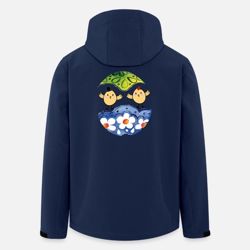 Frohe Ostern - Recycelte Männer Softshell-Jacke von Stanley/Stella - Navy