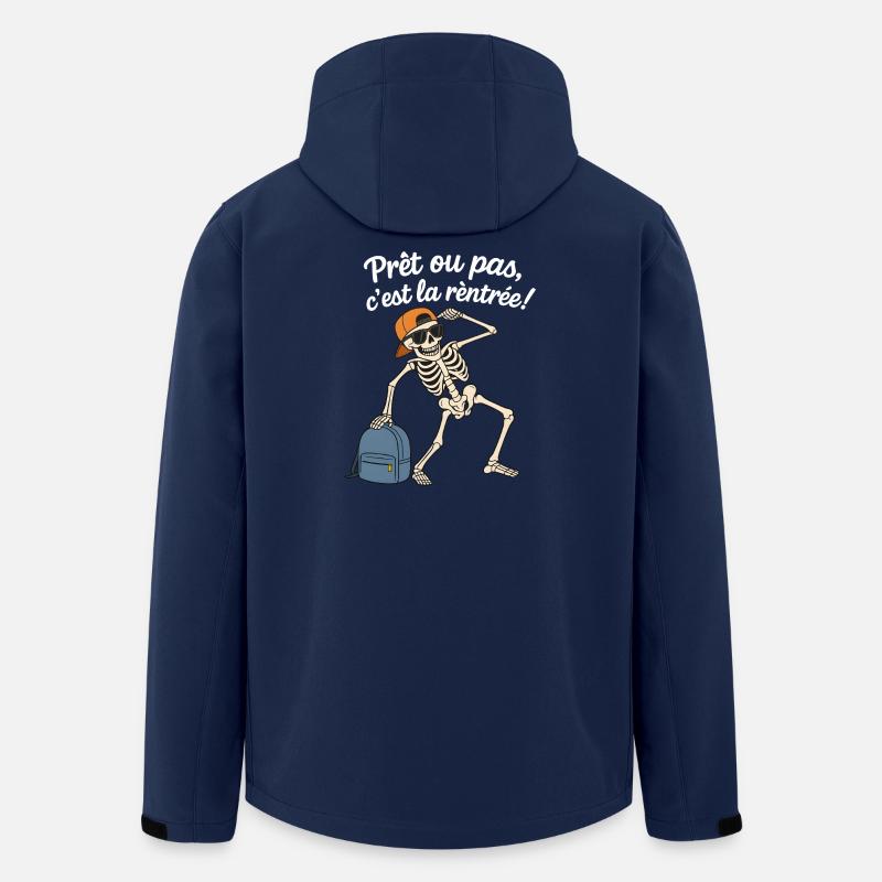 Cool Skeleton - Men’s Recycled Softshell Jacket by Stanley/Stella - navy