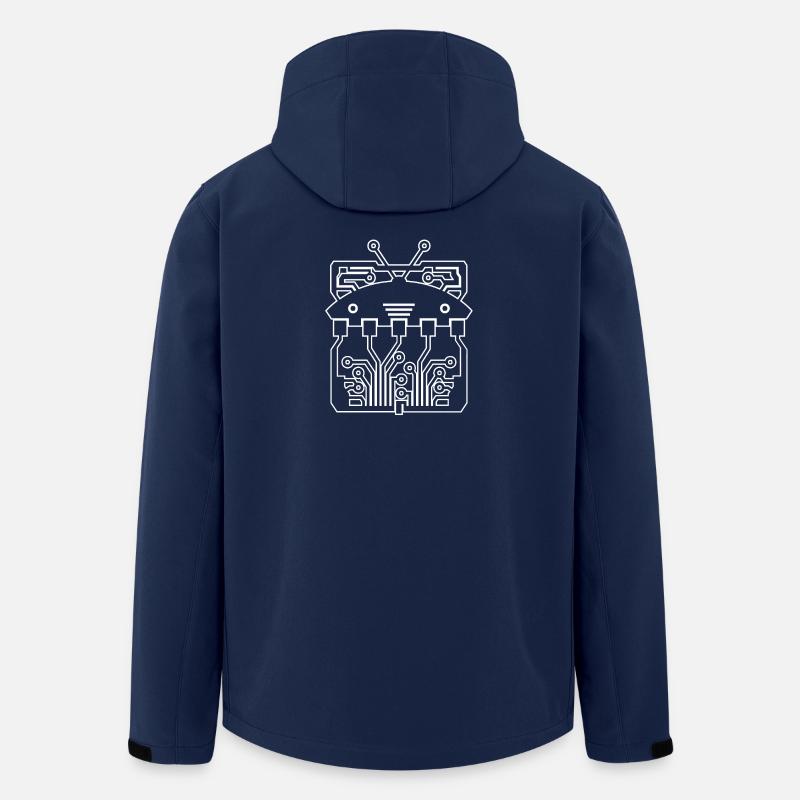 RCB-23 - Gliederung - Recycelte Männer Softshell-Jacke von Stanley/Stella - Navy