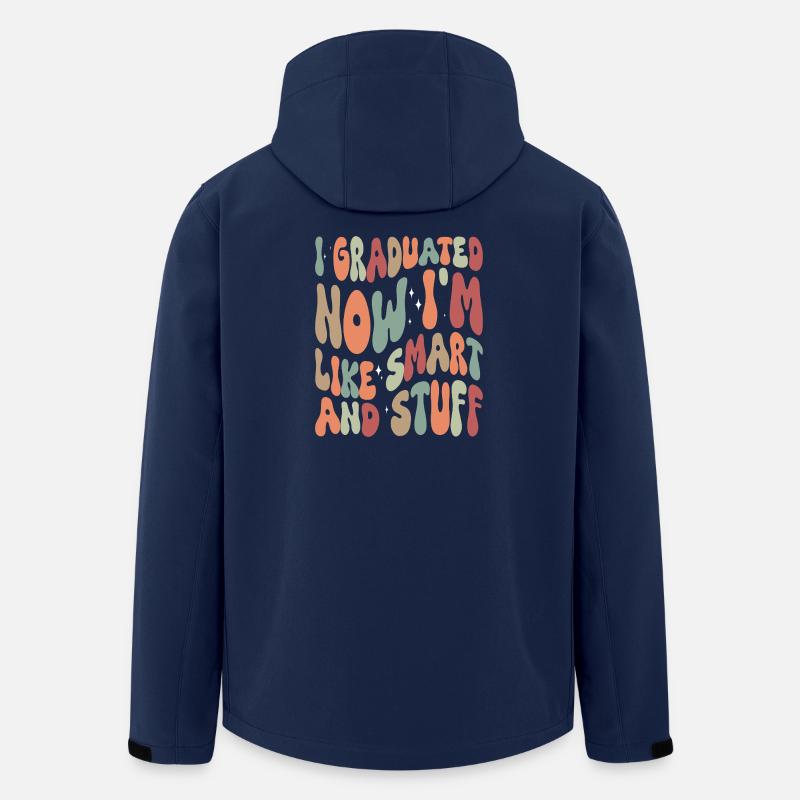 I_Graduated_now_I-m_like_smart_and_stuff - Recycelte Männer Softshell-Jacke von Stanley/Stella - Navy