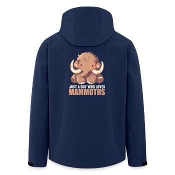 Mammuts Mammut - Recycelte Männer Softshell-Jacke von Stanley/Stella - Navy - Hinten - AI Model Male 185 light (185cm)