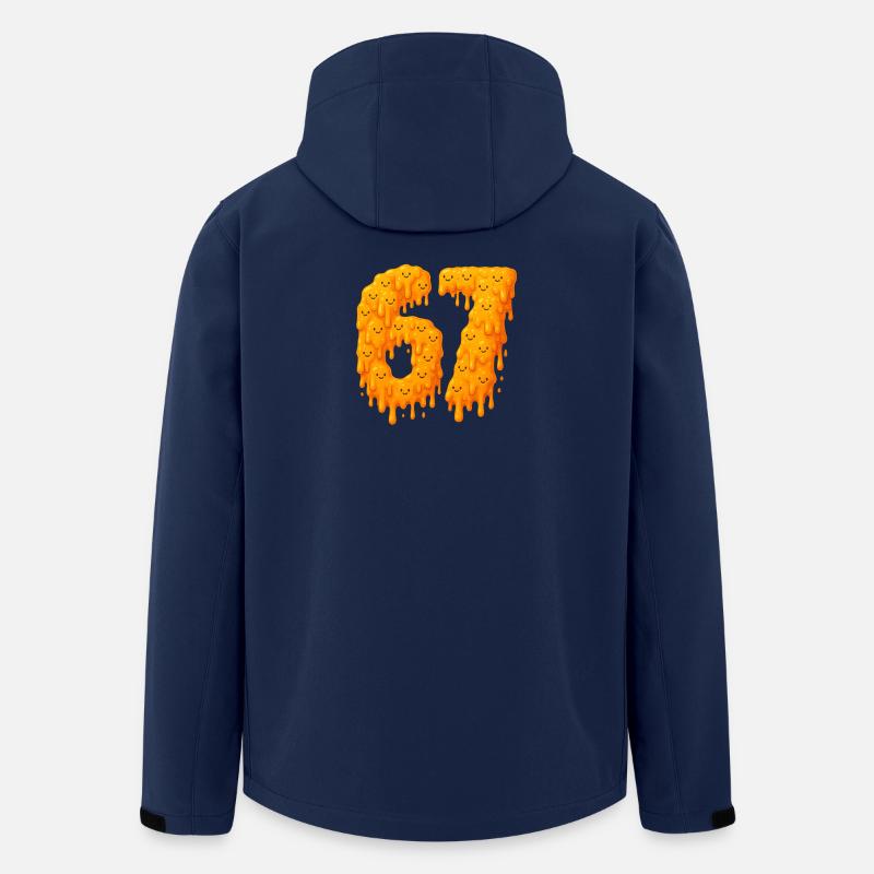 Dripping 67 Käseliebhaber - Recycelte Männer Softshell-Jacke von Stanley/Stella - Navy